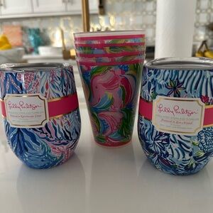 Lilly Pulitzer tumblers
